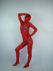 Red Lace Unisex Zentai Catsuit